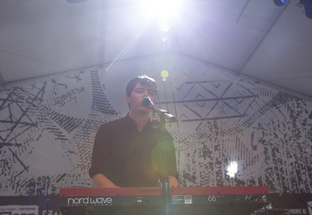 Small Black performs at The Fader Fort, an expansive venue hosted by The Fader magazine.